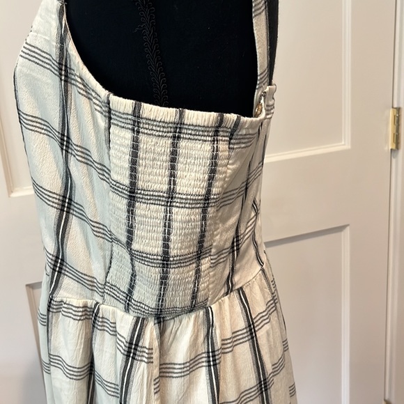 Fat Face dress black / off white lightweight size 10 USA - Picture 4 of 14